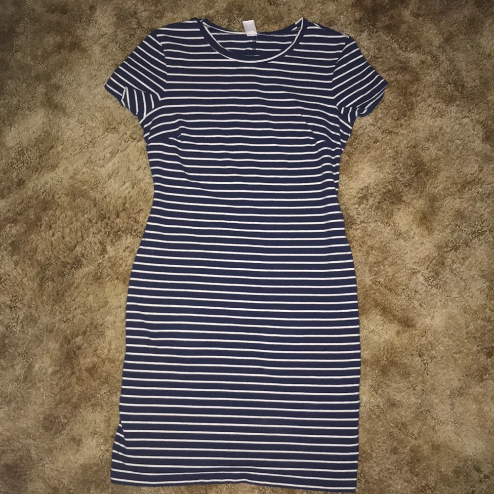Cute striped mini dress